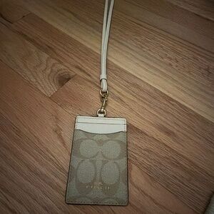 Coach Lanyard in Signature Canvas